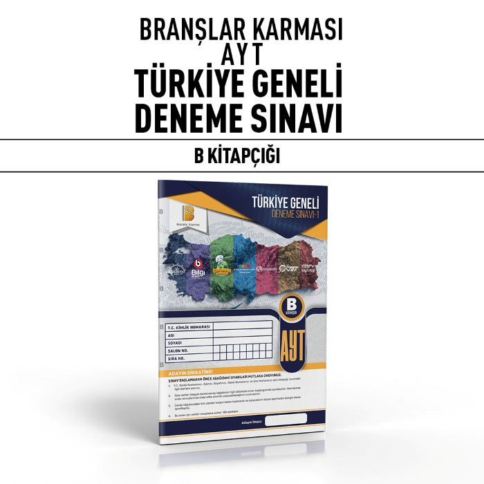 BRANŞLAR KRM YKS AYT TÜRKİYE GENELİ SNV 1-B -24-25